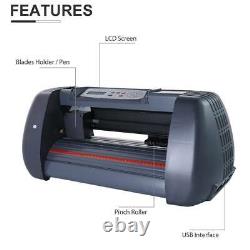 100-240V 375mm Sign Sticker Vinyl Cutter Cutting Plotter Machine New #A1