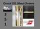 12 X 50 Yards Oracal 351 Silver Chrome Craft & Hobby Cutting Vinyl Film Plotter