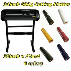 24 500g Cutting Plotter Vinyl Cutter for PU Vinyl Cutting Machine With PU Vinyl