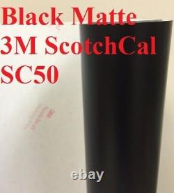 24 X 150 Feet Black Matte 3M Graphic Sign Cutting Vinyl ScotchCal plotter ok