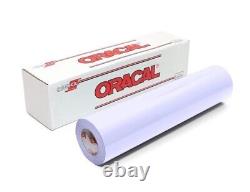 24 x 50 yards Roll White Matte Oracal 651 Vinyl Adhesive Plotter Sign 010