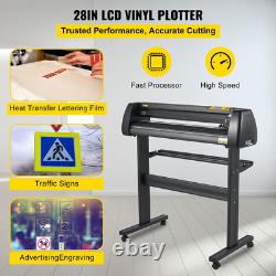 28 Inch Vinyl Cutter Machine LCD Display 720 Mm Vinyl Cutting Plotter Printer