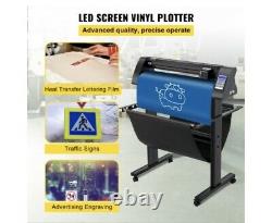 28 Semi-Automatic Vinyl Cutter Plotter 720mm Signmaster Cutting with Stand