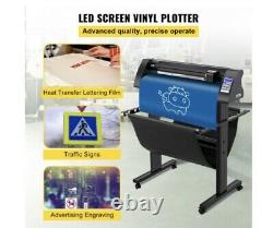 28 Semi-Automatic Vinyl Cutter Plotter 720mm Signmaster Cutting with Stand