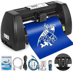34 Inch Vinyl Cutter Plotter Machine with Signmaster Software 350mm Paper Feed