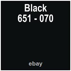 36 x 50 Yd Roll Oracal Black Mattel 651 Vinyl Adhesive, Plotter, Sign 070