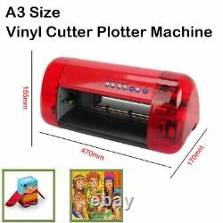 A3 Sign Vinyl Cutter Plotter Machine with Contour Cut Function Card Stickers Cut