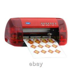 A4 Stickers Cutter Vinyl Cutter Plotter Cutting Machine Contour Cut Function Red