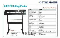 ACE 721 Cutting plotter 24 inch Vinyl Cutting Plotter Sticker redium Plotter