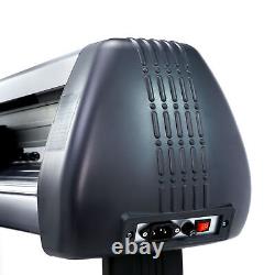 CRENEX 34 Vinyl Cutter Plotter Sign Cutting Machine Black Software 3 Blades LCD
