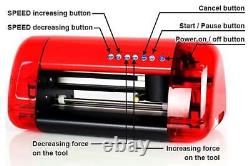 Desktop A4 Mini Vinyl Cutting Plotter Sign Making Equipment Small Drawing Cutter