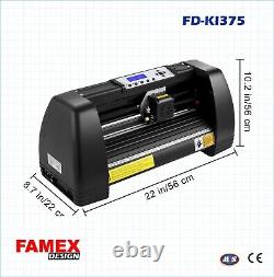 FAMEX 14in Vinyl Cutter Machine Vinyl Plotter LCD Display with SignCut Software