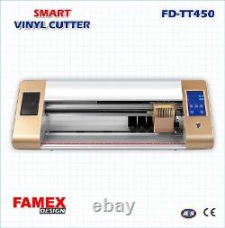 FAMEX 18in Vinyl Cutter Machine Vinyl Plotter LCD Display SignMaster Software