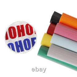 Flock T-Shirt DIY Vinyl HTV Heat Press Vinyl Transfer Cutter Plotter 11 Colors