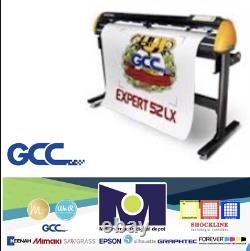 GCC Expert II-52 LX Vinyl Cutter Plotter For Sign And HTV 52 FREE SHIPPING