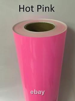Hot Pink Glossy Vinyl 24 x 50 Yards Plotter Cutter Liquidation best Deal