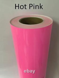 Hot Pink Vinyl 24 x 50 yards (150 Feet) For Cameo Silhouette Plotter
