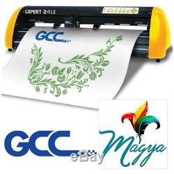 NEW GCC Expert LX 24 Vinyl Cutter Plotter with FREE Software + FREE Shipping