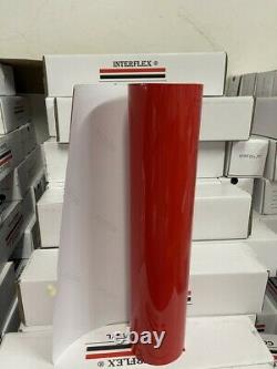 New Gloss Red Vinyl 24 x 150 Feet Plotter Cutter Liquidation great Interflex