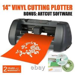 New High Speed Sign Maker 14 Vinyl Cutter Cutting Plotter Machine With Artcut
