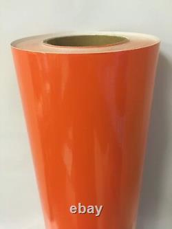 Orange Glossy Vinyl 24 x 50 yards Plotter Cutter Liquidation best Deal