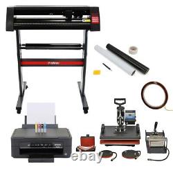 PixMax 28 Vinyl Cutter Printer 5 in 1 Heat Press Sublimation Plotter Machine