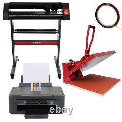PixMax 50cm Heat Press Stand, Vinyl Cutter Plotter 28/ 72cm, Sublimation Printer