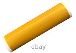 Reflective Yellow Vinyl Plotter Roll 15 in x 20 ft Punched Graphic Film Spar-Cal