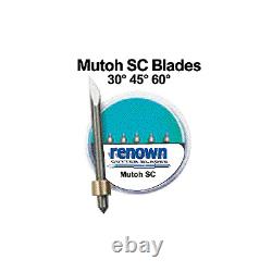 Renown Vinyl Plotter Cutter Blades Mutoh SC 30º 45º 60º 1 or 5 Blade Packs