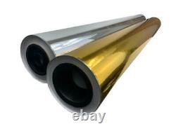 Silver Gold Chrome Sign Making Vinyl 1.22 x 30m Sticky Adhesive Cutter Plotter