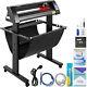 Vevor 28 Semi-automatic Vinyl Cutter Plotter 720mm Signcut Sign Maker With Stand