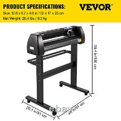 VEVOR 28in Vinyl Cutter Plotter Machine 720mm Vinyl Cutting SignCut with Stand LCD