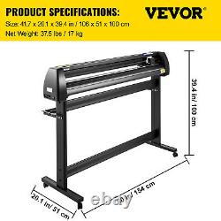 VEVOR 53 Vinyl Cutter Plotter Machine 1350mm Vinyl SignCut Cutting with Stand