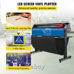VEVOR Vinyl Cutter 1350mm Vinyl Plotter LED Guide Light Signmaster Label Maker