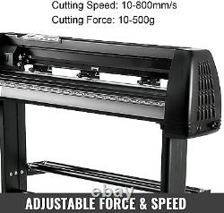 VEVOR Vinyl Cutter Machine, 28 Inch Paper Feed Cutting Plotter Bundle, Adjustabl