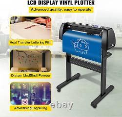VEVOR Vinyl Cutter Machine, 28inch Plotter, LCD Black with Tool Kits