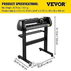 VEVOR Vinyl Cutter Plotter 720mm 28 Signmaster Cutting Machine with Papers