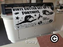 Vinyl Cutter & Computer Business In A Box Plotter Signs Stickers Wall Decals Lrg