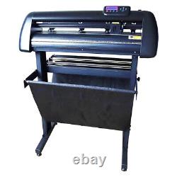 Vinyl Cutter Machine 24in Paper Feed Cutting Plotter with Auto Edge Inspection