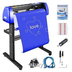 Vinyl Cutter Machine, 28 Inch Paper Feed Cutting Plotter Bundle, Adjustable Forc