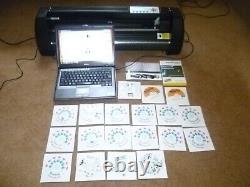 Vinyl Cutter plotter sign writing machine full set up earn £££'s ready to work
