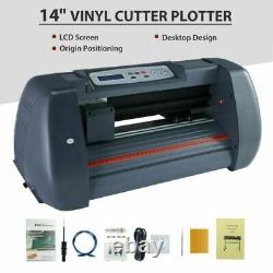 14vinyl Cutter / Plotter, Machine De Découpe De Panneau Avec Logiciel + Fournitures Écran LCD
