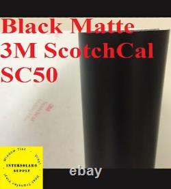 24 X 150 Feet Black Matte 3m Graphic Sign Cutting Vinyl Scotchcal Plotter Ok