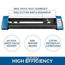 28 Vinyl Cutter Plotter Sign Cutting Laser Pointeur Automatique Contour Cut Print