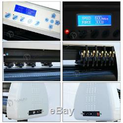 32 Vinyle Cutter Traceur Enseignes Machine De Découpe Autocollant Imprimer Graphique LCD