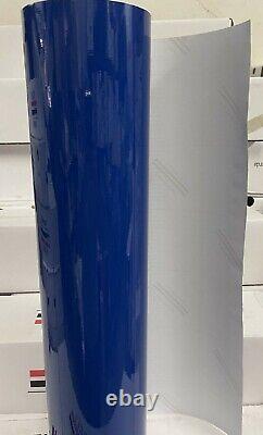 Blue Glossy Vinyl 24 X 50 Yards Plotter Cutter Liquidation Interflex