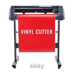 Crenex Vinyl Cutter Plotter 28 Logiciel De Machine De Découpe De Panneaux 3 Lames LCD Noir