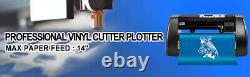 Cutter De Vinyle 14 Pouces Plotter Machine 350mm D'alimentation En Papier Cutter De Vinyle Plotter De Vinyle