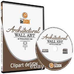 Décal/sticker Mural Clipart-vinyl Cutter Plotter Images-vecteur Clip Art CD