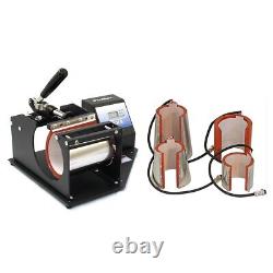 Découpeur de vinyle Imprimante de sublimation 5 en 1 Machine de presse thermique Traceur 28 impression
